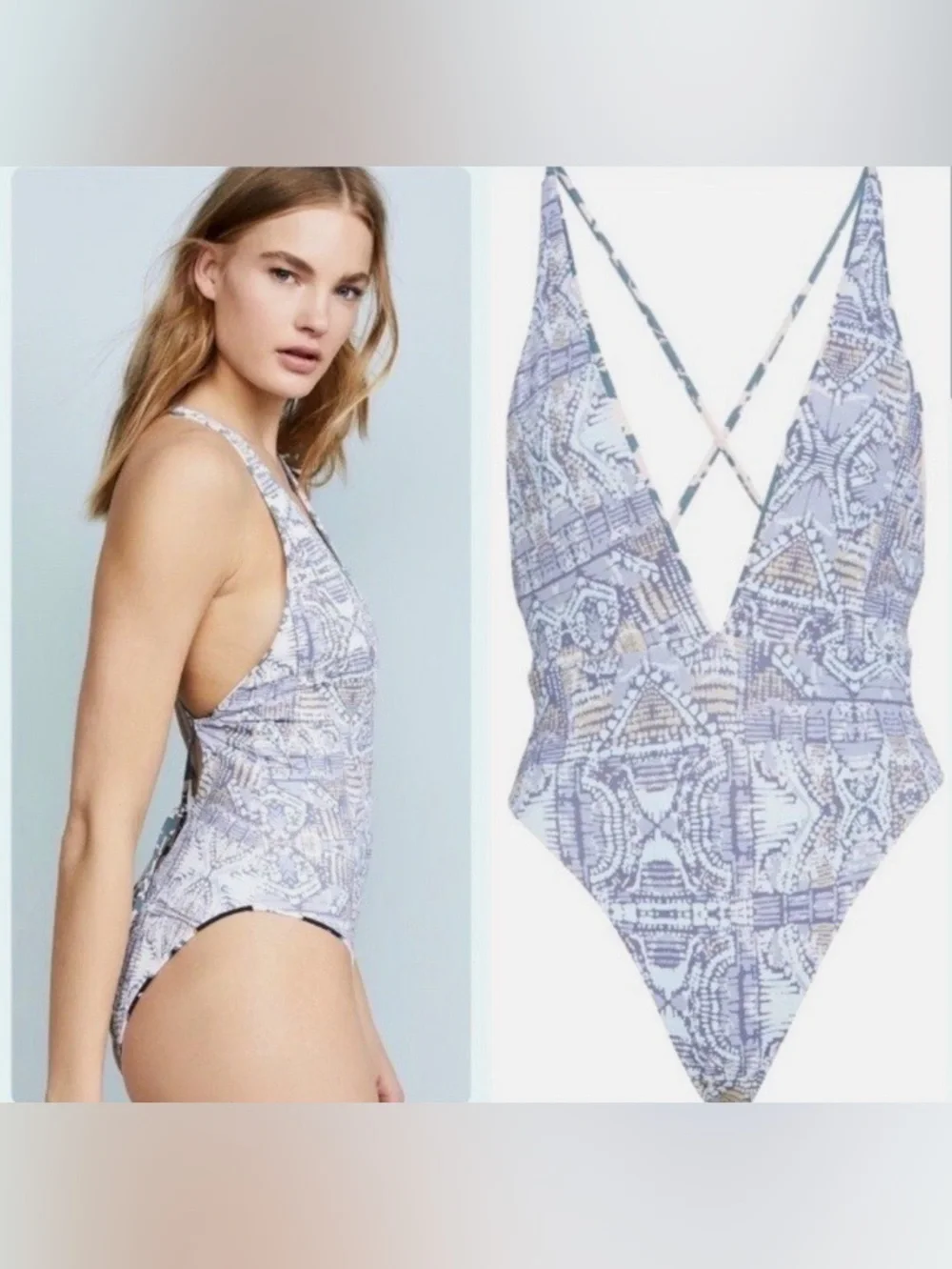 MAAJI Plunge Reversible Swimsuit
Nightfall Parade/Maajical Surprise
Large 155 - Picture 3 of 16